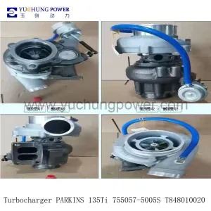 Turbocharger PERKINS 135Ti 755057-5005S T848010020