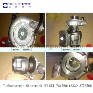 Turbocharger Sinotruck HOLSET VG1560118230 3776506