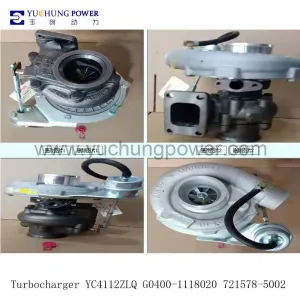 Turbocharger YUCHAI YC4112ZLQ G0400-1118020 721578-5002