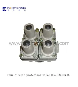 Four-circuit protection valve DFAC 3515N-001