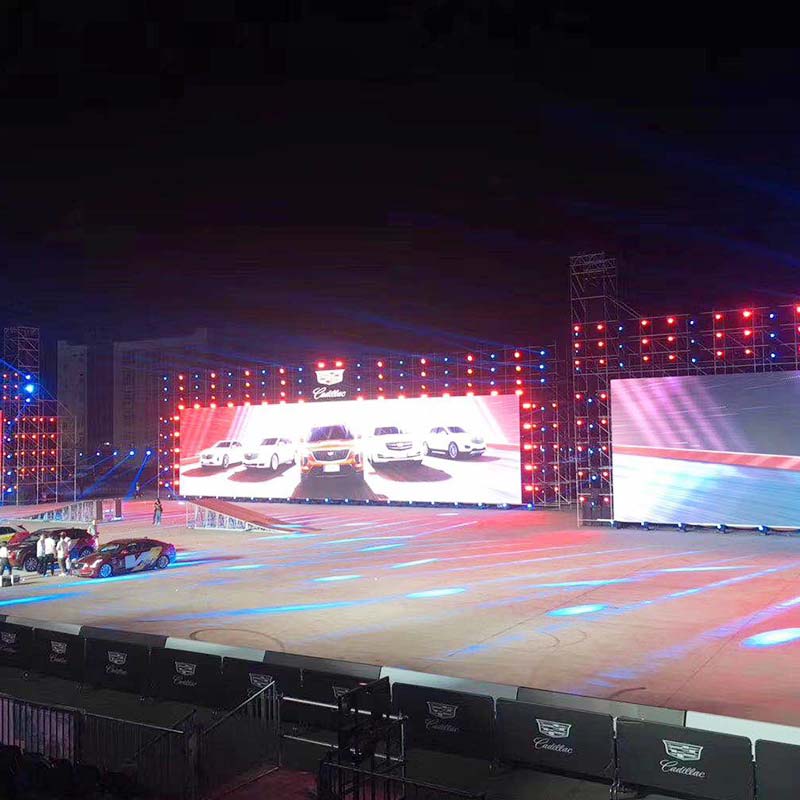 P3.91 Indoor 90 Degree Installation High Refresh Indoor Mobile LED Screen for Sound Events