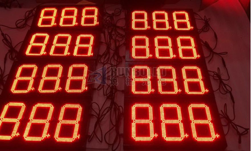 Gas Station LED Sign