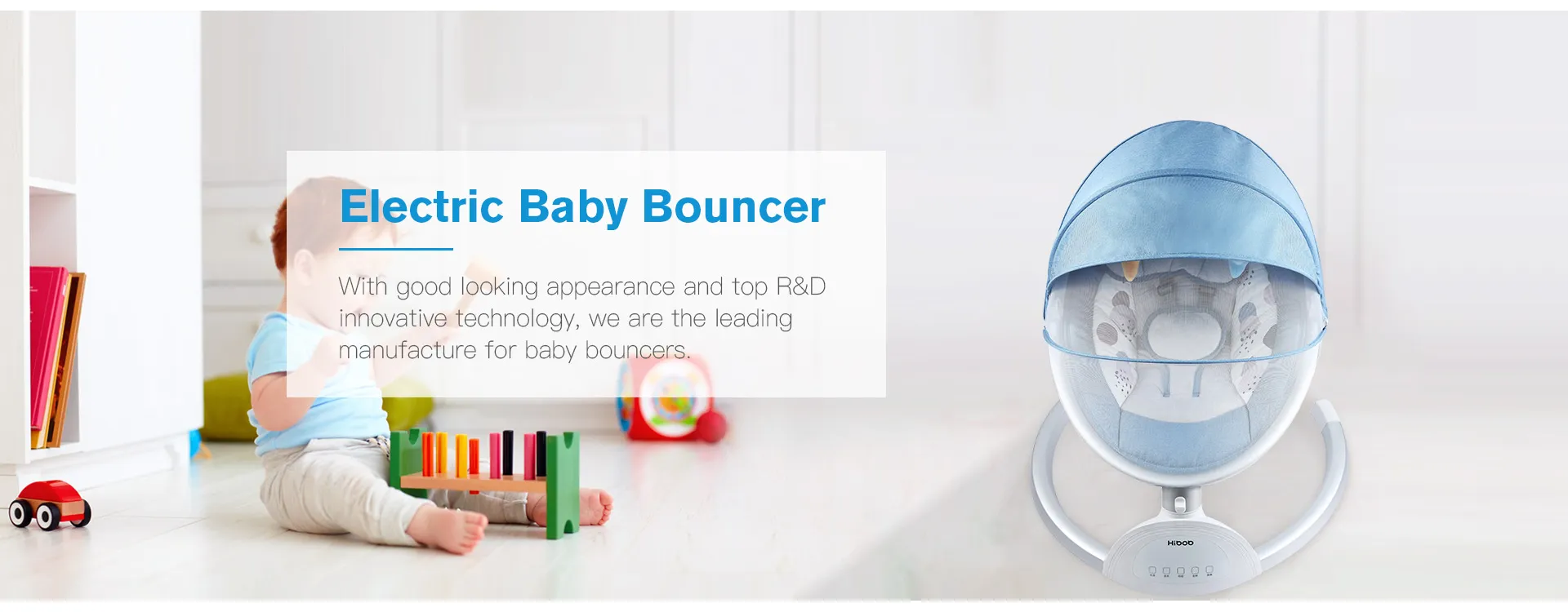 Bouncer elétrico do bebê