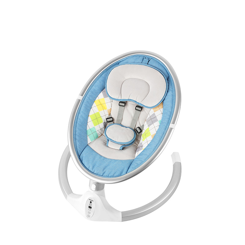 Hurtowa kolorowa automatyczna huśtawka dla niemowląt z regulowanym kątem wychylenia