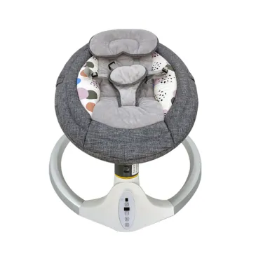 Cuna con columpio automático coloreado para bebés con función de vibración y melodía