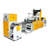 Full-automatic Single Line Double C-folding Rolling Bag Making Machine with Coreless