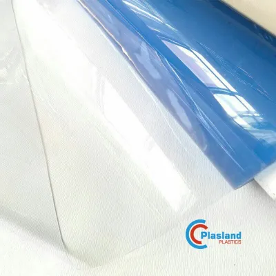 Folha de PVC transparente