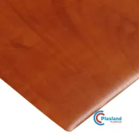 Hoja de PVC de grano de madera