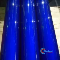 Rouleau de vinyle en plastique transparent