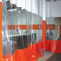 Filme de PVC transparente para pátio e cortina de parede