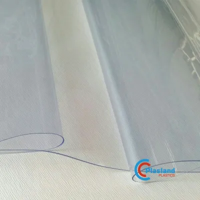 Filme flexível transparente de PVC sem ftalatos