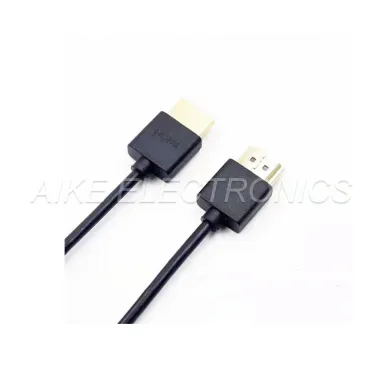 Connecteur HDMI à grande vitesse et câble AWG compact à prise HDMI