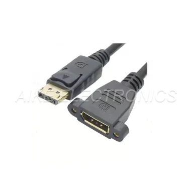 Displayport外接至HDMI内接适配器电缆，带螺孔，支持1920x1080@60HZ