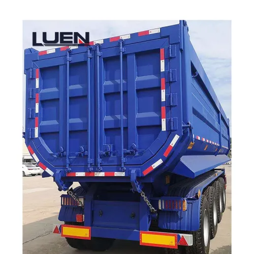 LUEN Heavy Truck Tipper Dump Semi Trailer in Factory 