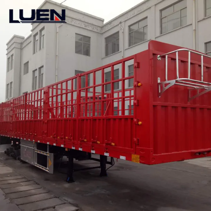 LUEN 60tons Cargo Livestock Stake Fence Semi Truck 