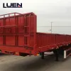 Factory 40ft Flatbed Platform Container carrier Semi Trailer 