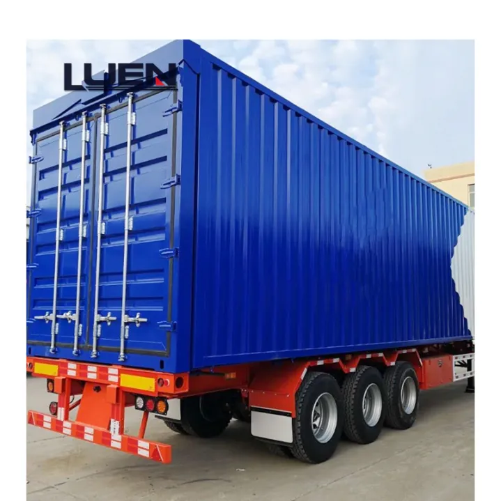 20 Ton Truck Price LUEN Box Cargo Tow Truck Trailer for sale