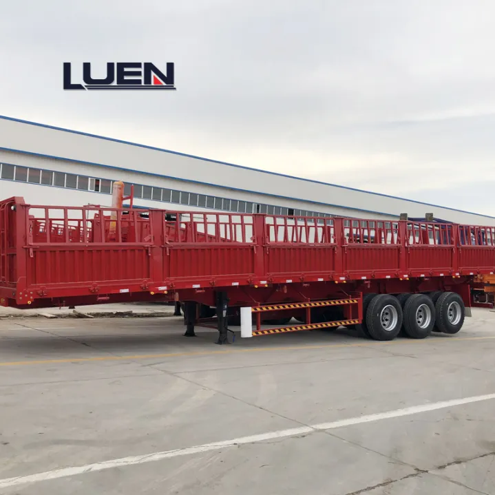 Heavy cargo transport LUEN Fence Semi Traile