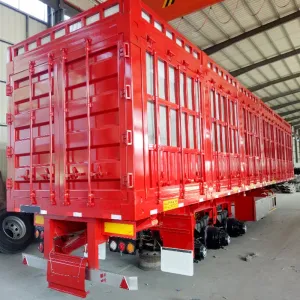 Полуприцеп забор для перевозки тяжелых грузов