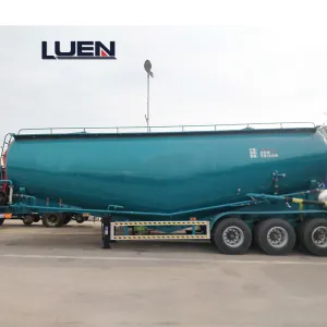 3 Axle Bulk Cement LUEN Tanker Semi Trailer