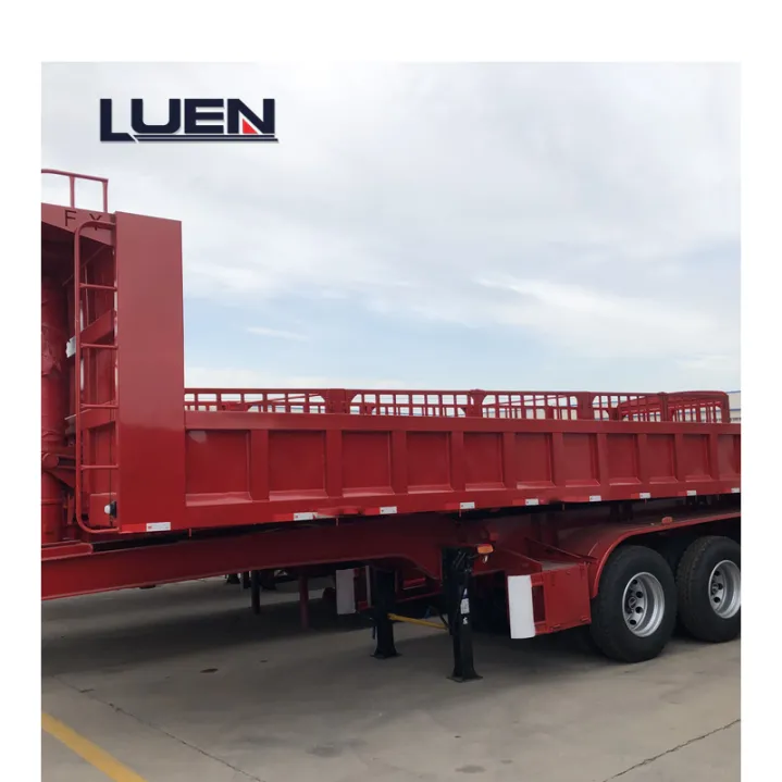LUEN China factory price dump semi tipper trailer tractor 