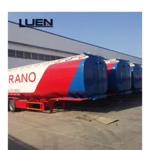 LUEN heavy truck 3 axle 4000l tankers +fuel +tanker +trailer for sale