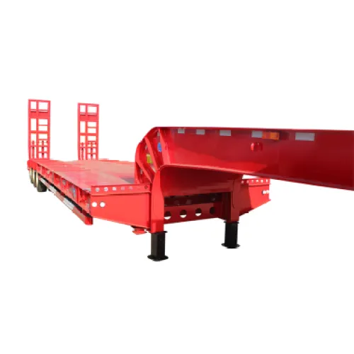 Heavy equipment transportation Low Bed semi-trailer