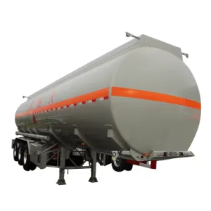 LUEN Oil Tanker 40000L 3-axles vacuum fuel water tanker trailer for sale