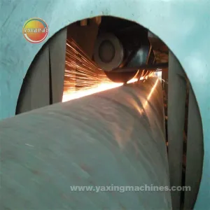 Rectificadora externa de tubos de acero