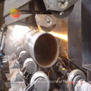 Rectificadora externa de tubos de acero