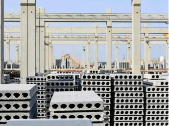 Производство сборных предварительно напряженных бетонных плит и пустотных плит с ПК-проводами