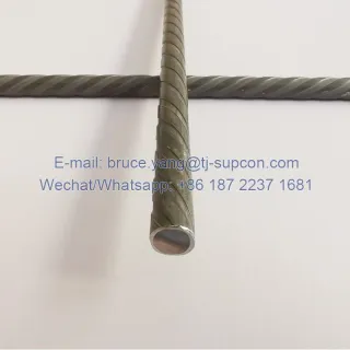 Espiral de alambre de acero de hormigón pretensado acanalado