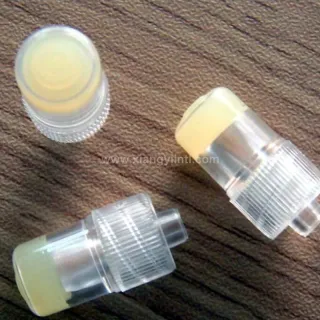 Plug-style needle closures White Polyethylene Designed for shell vials Economical