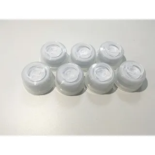 Silicone Vial Stoppers for Vials, Clear, 20mm