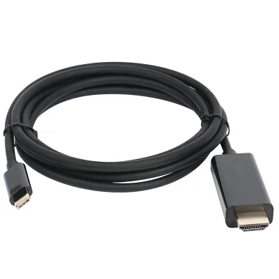 38/5000 UC0603 USB-C-HDMI ABSプラスチックブラック