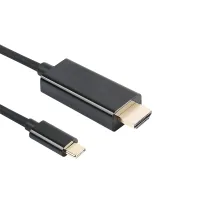 UC0603 USB-C zu HDMI ABS Kunststoff Schwarz