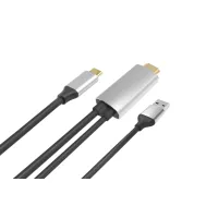 UC0601 USB-C to HDMI + USB2.0充电