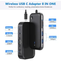 UC3101 USB-C Hub with Wireless Display Support 10 Meters