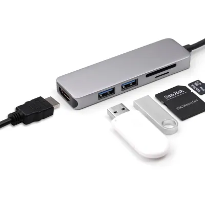 UC0101 5 Ports USB-C Hub