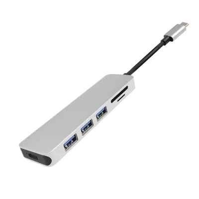 UC0103 6 Anschlüsse USB-C Hub