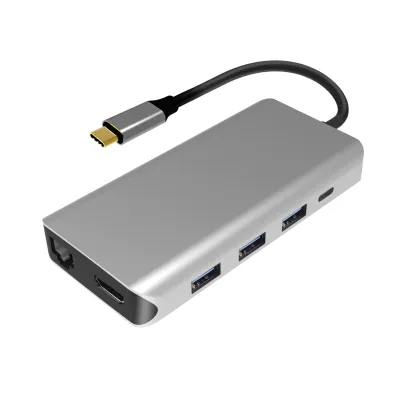 UC0204 9 Ports USB-C Hub