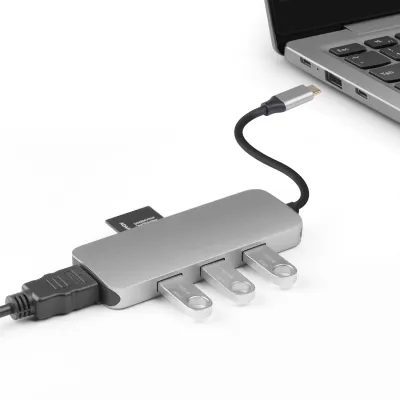 UC0401 7 Ports USB-C Hub