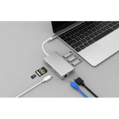 UC1601 8 Anschlüsse USB-C Hub