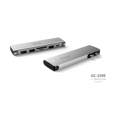UC2208 USB-C-Hub mit 7 Anschlüssen (TB3)