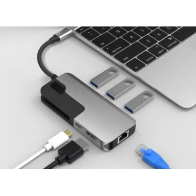 UC1701 USB-C Hub faltbar