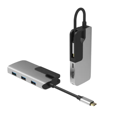 Hub USB-C UC1701 pliable