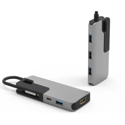 UC1702   6 Ports USB-C Hub Foldable