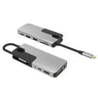 UC1704 10 Anschlüsse USB-C Hub faltbar