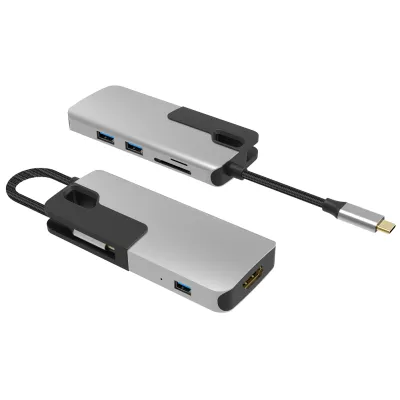 UC1711  6 Ports USB-C Hub Foldable