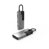 UC1706-1 7 ports USB-C Hub pliable